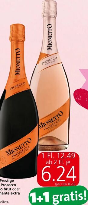 Spar Prestige collection prosecco Angebot
