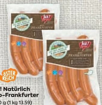 Billa Bio frankfurter Angebot