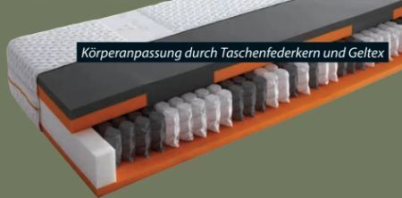 Dänisches Bettenlager Taschenfederkernmatratze s450 Angebot