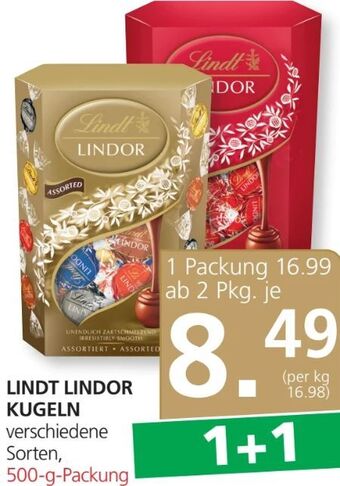 SPAR Gourmet Lindor Angebot