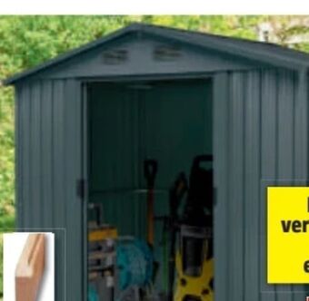 Bauhaus Gerätehaus top shed Angebot