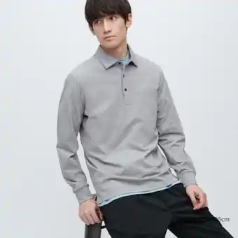 UNIQLO Airism long sleeve polo shirt Angebot