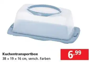 Pagro Diskont Kuchentransportbox 38 x 19 x 16 cm, versch. Farben Angebot