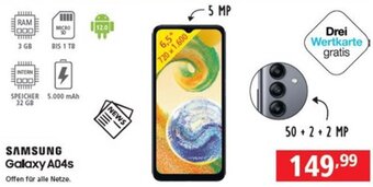 Pagro Diskont SAMSUNG Galaxy A04s Angebot