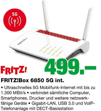 EP FRITZ!Box 6850 5G int. Angebot