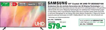 EP SAMSUNG 55" Crystal 4K UHD-TV UE55AU7190 Angebot
