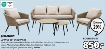JYSK JUTLANDIA LOUNGE-SET SANDBAKKE Angebot