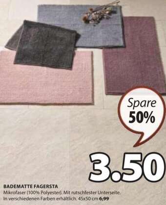 JYSK BADEMATTE FAGERSTA Angebot