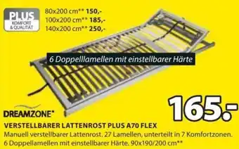JYSK DREAMZONE* VERSTELLBARER LATTENROST PLUS A70 FLEX Angebot
