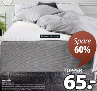 JYSK WELLPUR TOPPER GOLD T30 Angebot