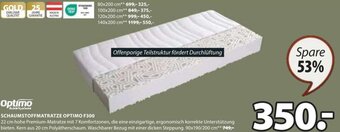 JYSK Optimo SCHAUMSTOFFMATRATZE OPTIMO F300 Angebot