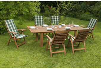 Möbelix Gartenmöbel set 6-teilig comodoro holz Angebot
