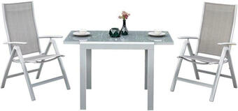 Möbelix Balkonset carrara braun/silberfarben Angebot