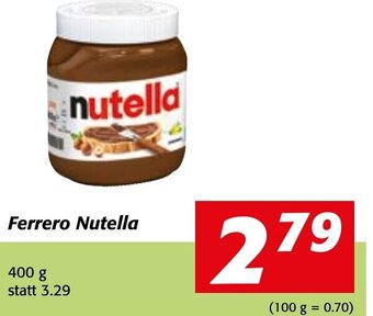Strasser Markt Ferrero Nutella Angebot