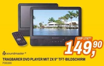 Expert soundmaster TRAGBARER DVD PLAYER MIT 2X 9" TFT-BILDSCHIRM Angebot