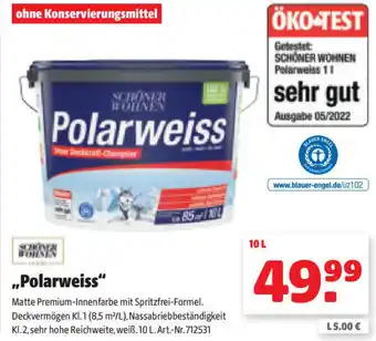 Liebmarkt SCHÖNER WOHNEN Polarweiss Angebot