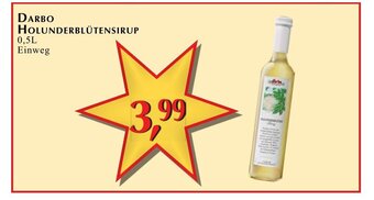 Winkler Markt DARBO HOLUNDERBLÜTENSIRUP 0,5L Einweg Angebot