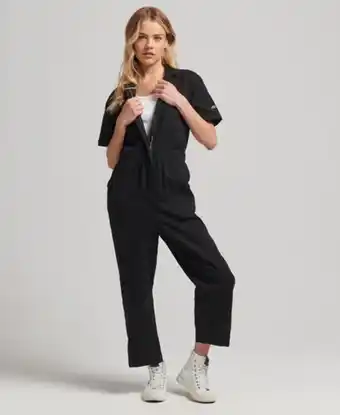 Superdry Vintage short sleeve twill boiler suit Angebot
