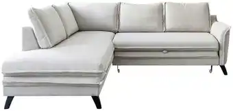 Möbelix Ecksofa mit schlaffunktion charming charlie kissen beige Angebot
