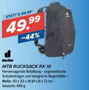 Hervis MTB Rucksack RX 10 Angebot