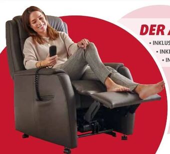 Polstermöbel Fischer Relaxsessel leder Angebot