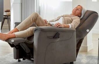 Polstermöbel Fischer Relaxsessel stoff Angebot