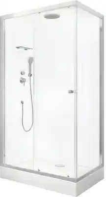 Hornbach Designdusche aurlane silber zen 800x1100x2170 mm Angebot