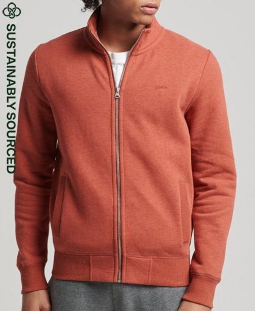 Superdry Organic cotton vintage logo zip track top Angebot