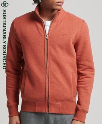 Superdry Organic cotton vintage logo zip track top Angebot