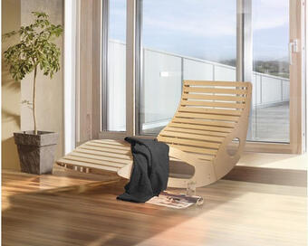 Hornbach Sauna wellnessliege weka 165x64x95 cm aus holz ergonomisch inkl. saunatuch Angebot