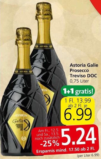 Spar Astoria Galie Prosecco Treviso DOC 0,75 Liter Angebot