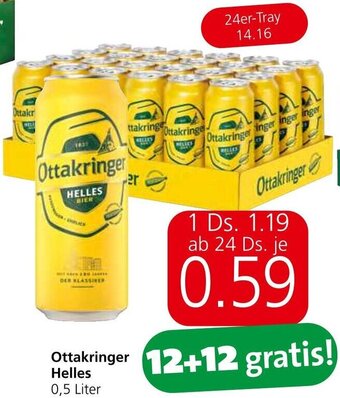Spar Ottakringer Helles 0,5 Liter Angebot