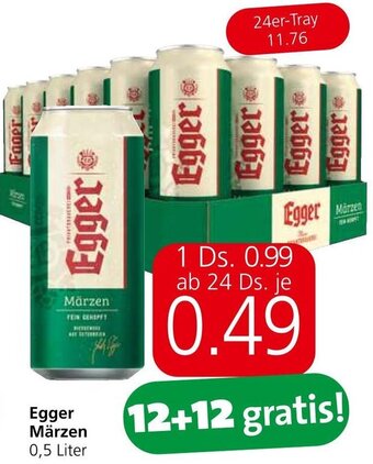 Spar Egger Märzen 0,5 Liter Angebot
