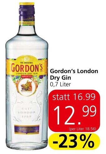 Spar Gordon's London Dry Gin 0,7 Liter Angebot