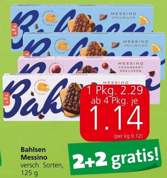 Spar Bahlsen Messino versch. Sorten, 125 g Angebot