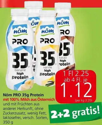 Spar Nöm PRO 35g Protein mit 100% Milch aus Österreich versch. Sorten, 350 g Angebot
