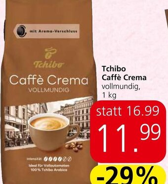Spar Tchibo Caffè Crema VOLLMUNDIG 1 kg Angebot