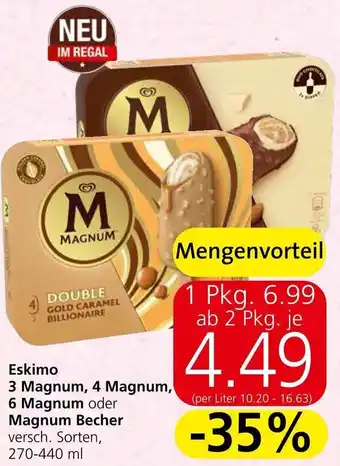 Spar Eskimo 3 Magnum, 4 Magnum, 6 Magnum oder Magnum Becher 270-440 l Angebot