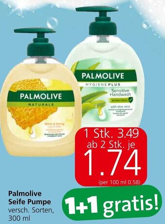 Spar Palmolive Seife Pumpe versch. Sorten, 300 ml Angebot