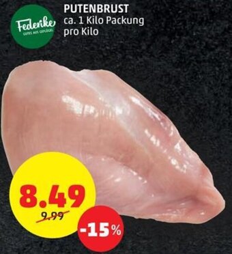 PENNY PUTENBRUST ca. 1 Kilo Packung pro Kilo Angebot