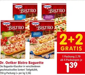Interspar Dr. Oetker Bistro Baguette Die Baguette-Klassiker in verschiedenen geschmackvollen Sorten! Tiefgekühlt, 250-g-Packung Angebot