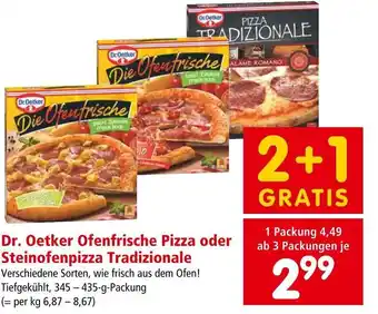 Interspar Dr. Oetker Ofenfrische Pizza oder Steinofenpizza Tradizionale 345-435 g Angebot