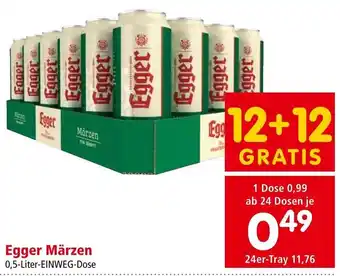 Interspar Egger Märzen 0,5-Liter-EINWEG-Dose Angebot