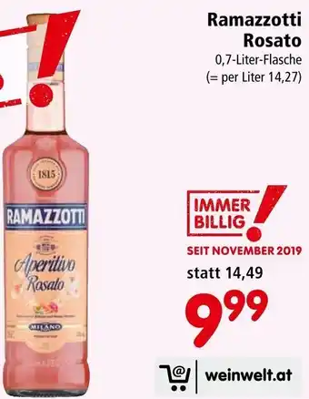 Interspar Ramazzotti Rosato 0,7-Liter-Flasche Angebot