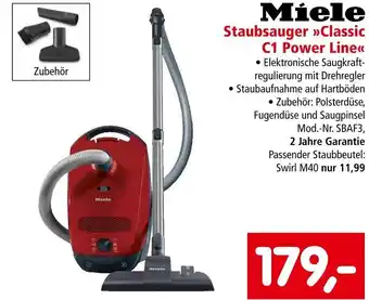 Interspar Miele Staubsauger >>Classic C1 Power Line<< Angebot