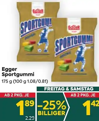 Billa Egger Sportgummi 175 g Angebot