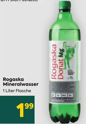 Billa Rogaska Mineralwasser 1 Liter Flasche Angebot