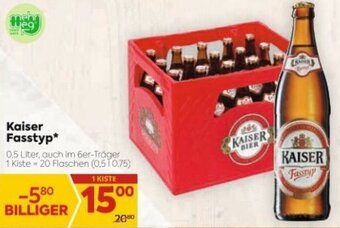Billa Kaiser Fasstyp Angebot