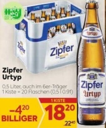 Billa Zipfer Urtyp Angebot