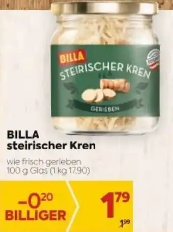 Billa Billa Steirischer Kren Angebot